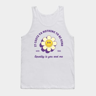 It Costs Ya Nothing to Be Kind - jhope of BTS Equal Sign Tank Top